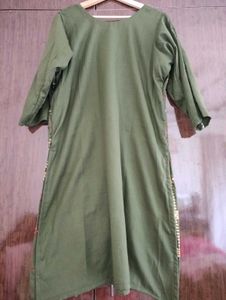 Embroidered Kurta Salwar Set For Women, Green, 46