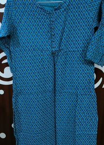 Blue Colour Suit Set(Kurta, Pent &amp; Dupatta)