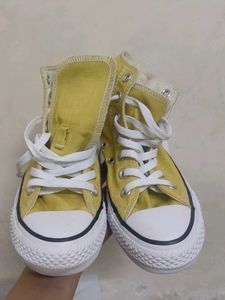 Yellow Converse Sneakers