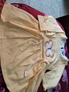 Kid Girls  Frock  ( 6 To 9 Months)