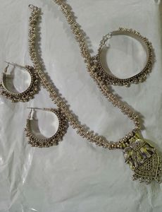 oxidised jewellery set
