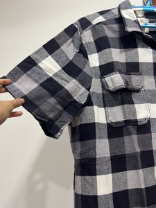 Black &amp; White Checks Shirt