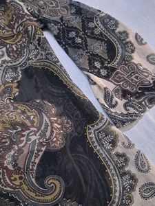 Parsley Printed Beaded Tunic