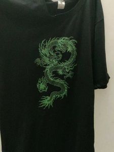"Mystic Dragon Oversized Tee – Black (Size M)"