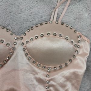 aesthetic pink corset