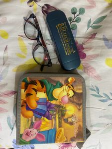 Cat Eye Girls Frame Glasses  + CD Holder