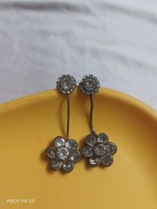 Vintage Floral Drop Earrings