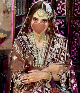 Bridal Khada dupatta