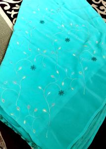 Light Weight Chiffon Saree With Blouse