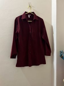 Maroon Formal Shirt