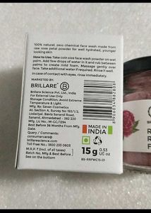 Brillare Real Rose Face Wash