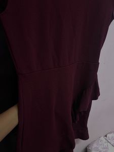 Dark Maroon Dress
