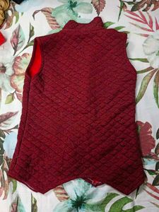 Red Quilted Vest