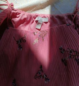 Pink Floral Tank Top