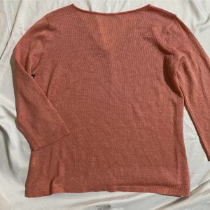 Coral Shimmery Top