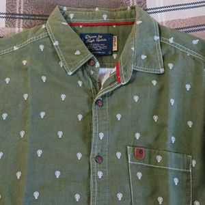 Green Patterned Shirt