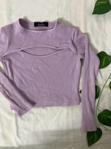 Lavender Crop Top💜