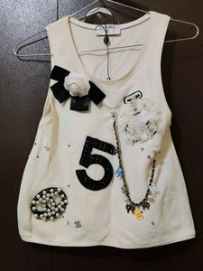 Chanel Embellished Tank Top