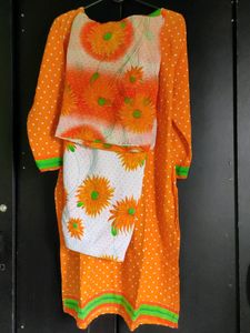 Patiala Suit Pure Cotten