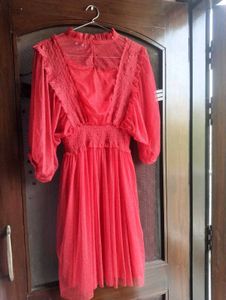 Pink Glitter Party Dress