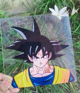 Goku Anime Glass Painting 💙