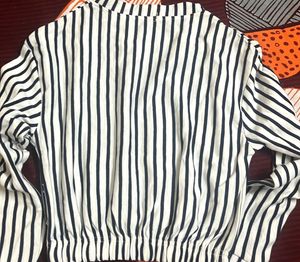 Striped Long Sleeve Top