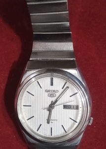 Seiko 5 Automatic Day Date Watch