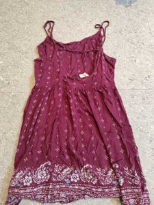 Floral Deep Back Kurti/dress
