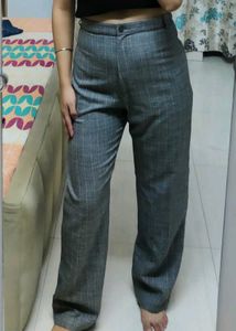 Formal Check Pants For Women