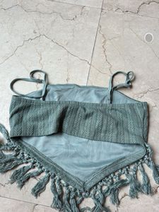 Fringe Trim Cami Top