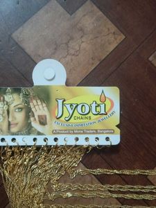 Gold Tone Chains with cute pendant 💞