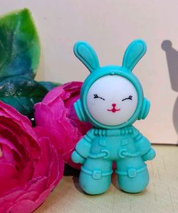 Cute Bunny &amp; Kitty Figurine Set