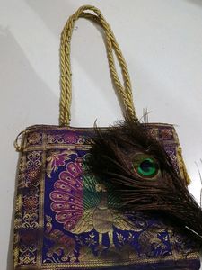 Traditional Saree Cloth Handbag