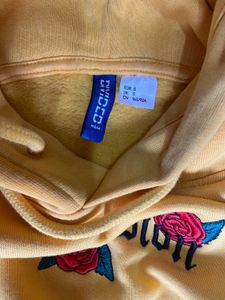 H&amp;M Yellow Graphic Hoodie