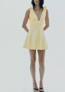 Zara Yellow Mini Dress
