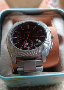 Premium Fossil Chronograph Watch – Black Dial