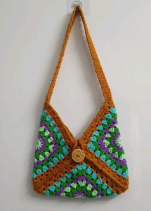 Crochet Granny Square Bag