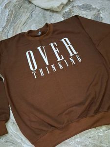 Brown Sweatshirt For Girls