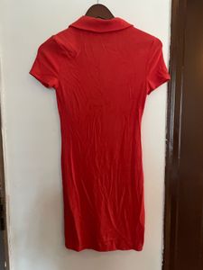 Red Shirt Dress