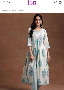 Libas XL Floral Print Two-Piece Set