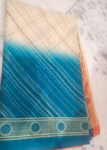 double shade saree