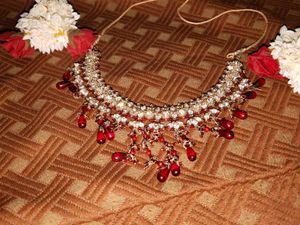 Necklace With Flower Bracelet