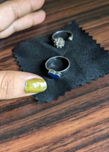 Cute Ring Set - Heart & Flower