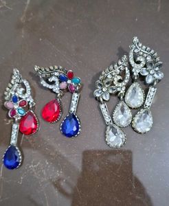 Set of 2 Crystal Earings