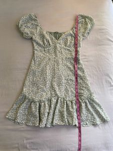 Floral Print Mini Dress Size Xs