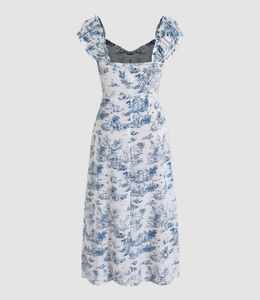 Littlebox French Countryside Print midi dress
