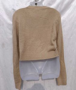 H&amp;m Cropped Knit Sweater