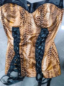 Leopard Print Corset