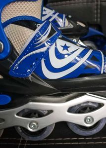 Blue Inline Skates