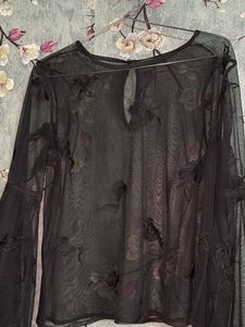 Black Transparent Top